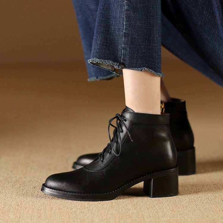 Jasmine Leather Ankle Boots — photo 10