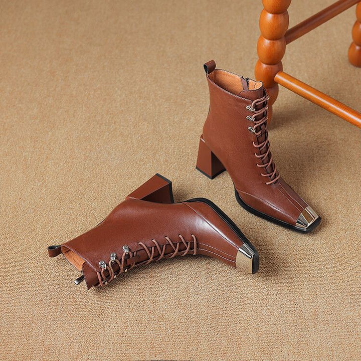 Adelaide Leather Ankle Boots — photo 26