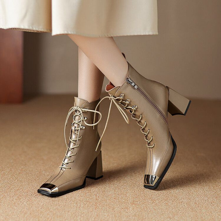 Adelaide Leather Ankle Boots — photo 9