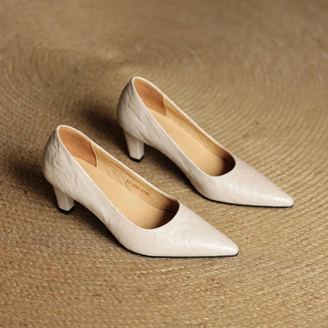 Coralie Genuine Leather Heels — photo 9