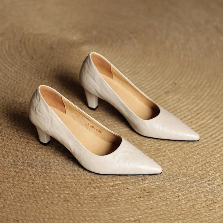 Coralie Genuine Leather Heels — photo 9