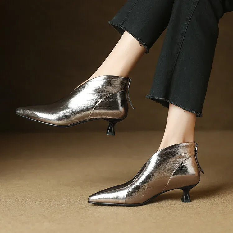 Claudia Genuine Leather Ankle Boots — photo 13