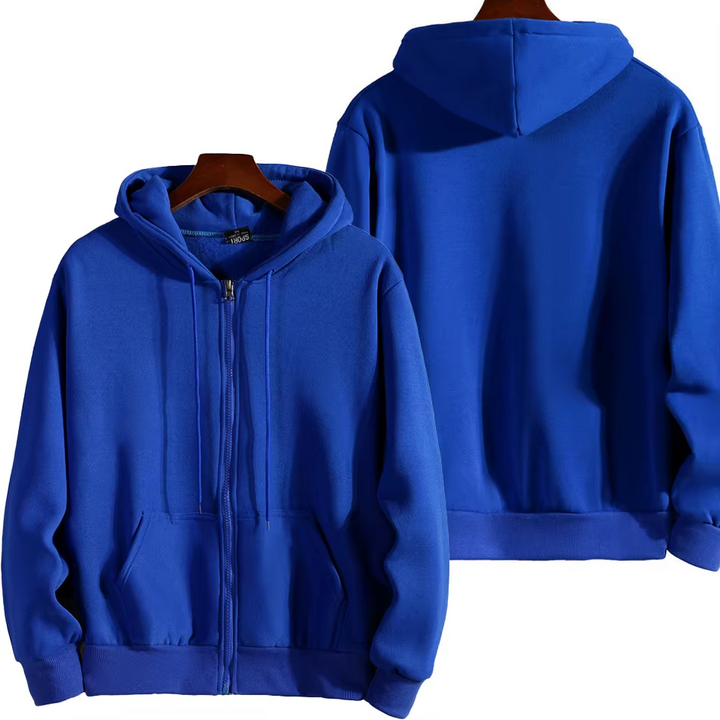 Men’s Zip-Up Hooded Sweatshirt - Heston Manor
