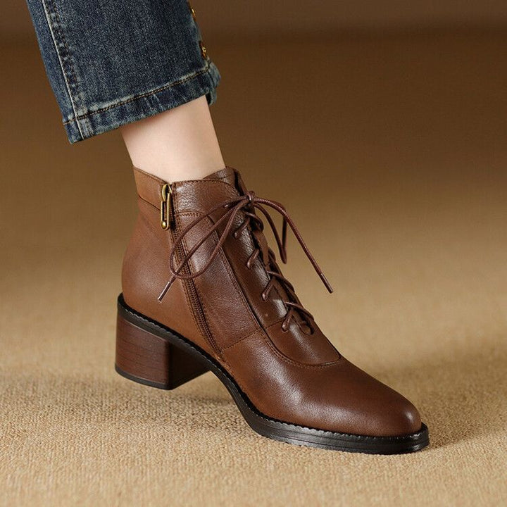 Jasmine Leather Ankle Boots — photo 14