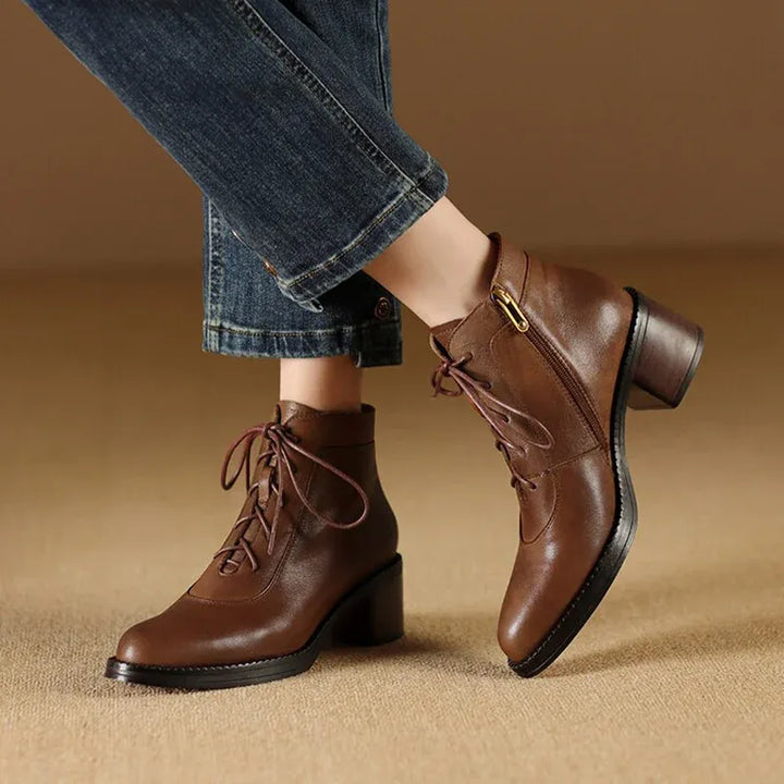 Jasmine Leather Ankle Boots — photo 5
