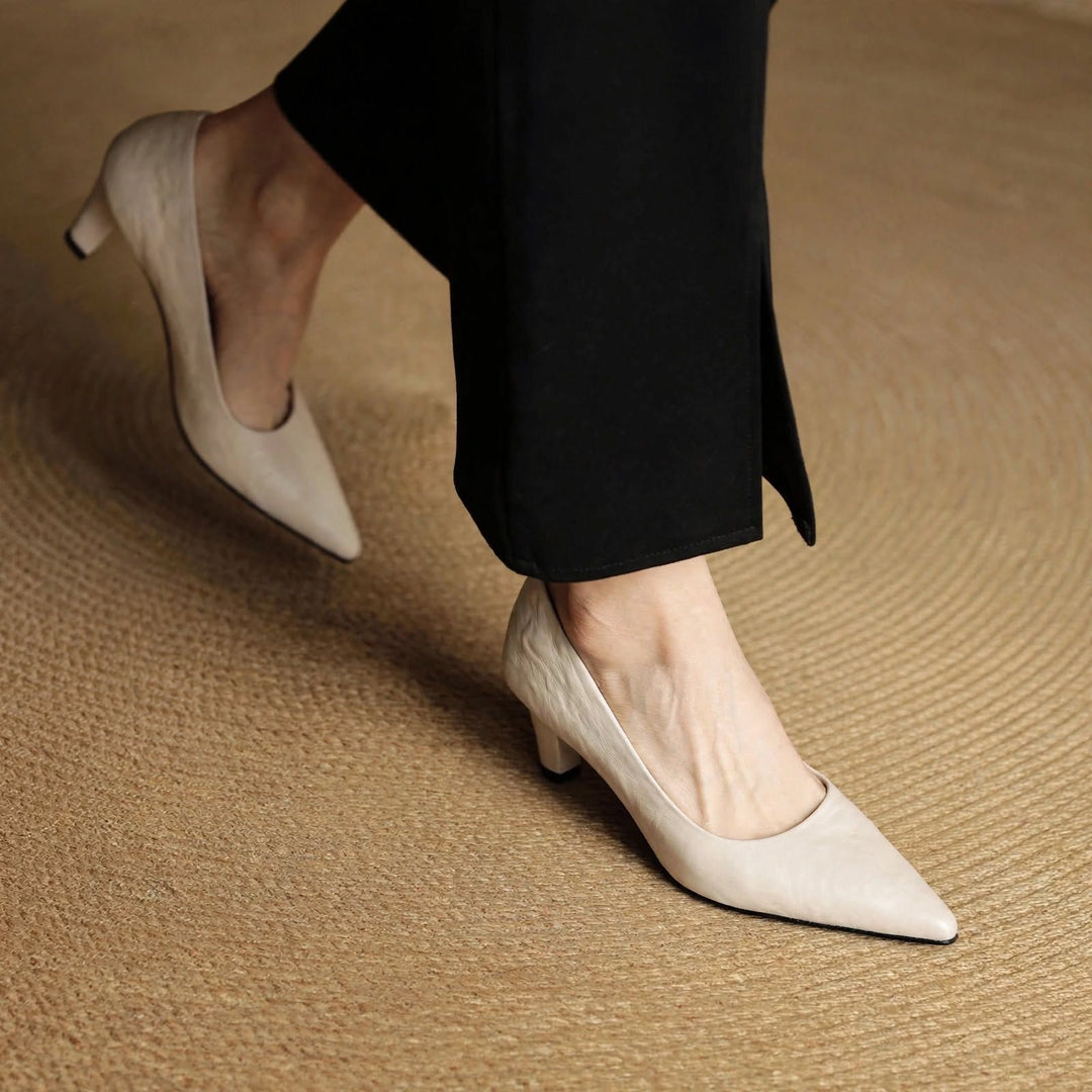 Coralie Genuine Leather Heels — photo 7