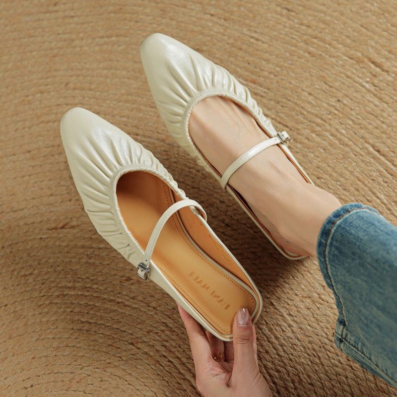 Naomi Genuine Leather Mules — photo 9