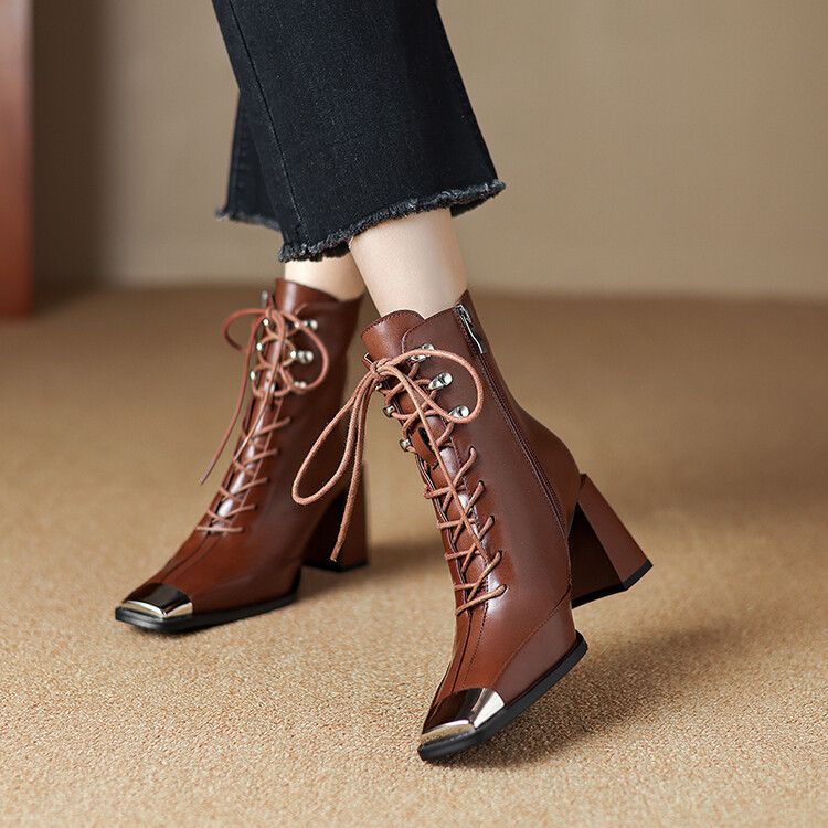 Adelaide Leather Ankle Boots — photo 14
