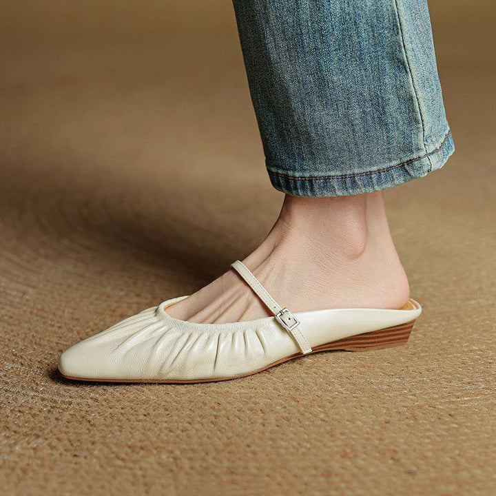 Naomi Genuine Leather Mules — photo 8