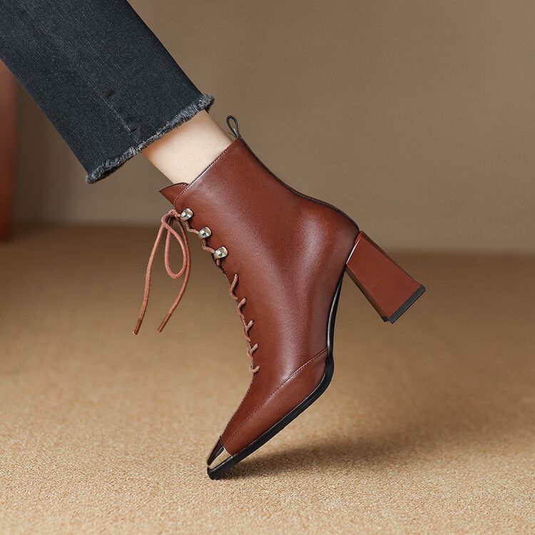 Adelaide Leather Ankle Boots — photo 13