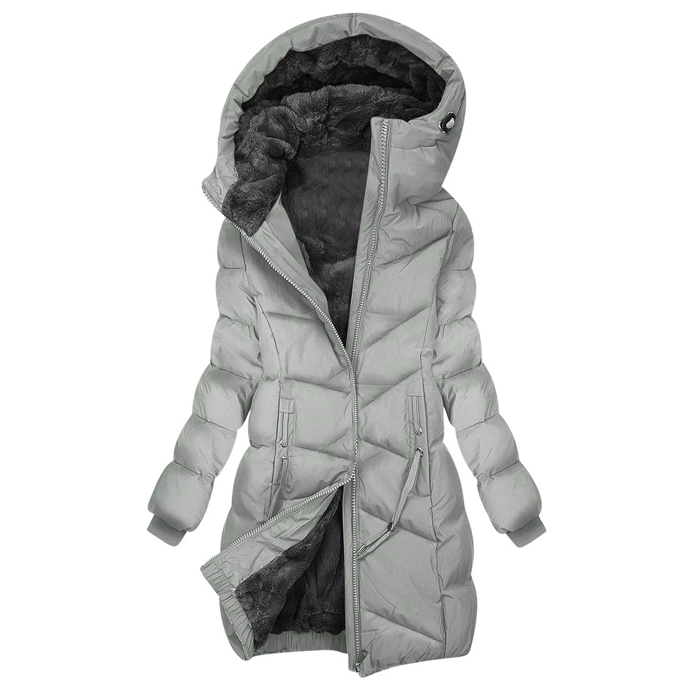 Women’s Winter Plush-Lined Parka - Heston Manor