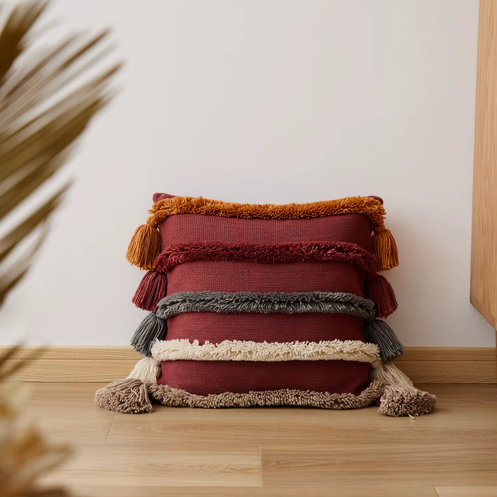 Boho Tufted Pillow Cover - HESTON MANOR