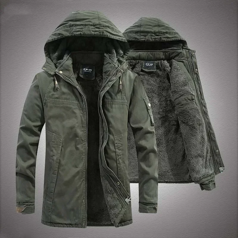 Men’s Heavyweight Hooded Winter Coat - Heston Manor