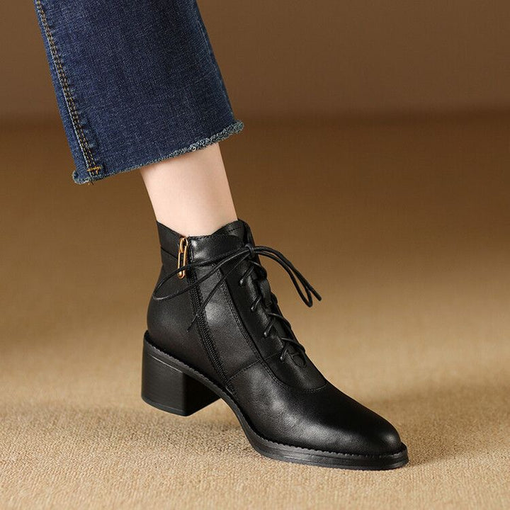 Jasmine Leather Ankle Boots — photo 8