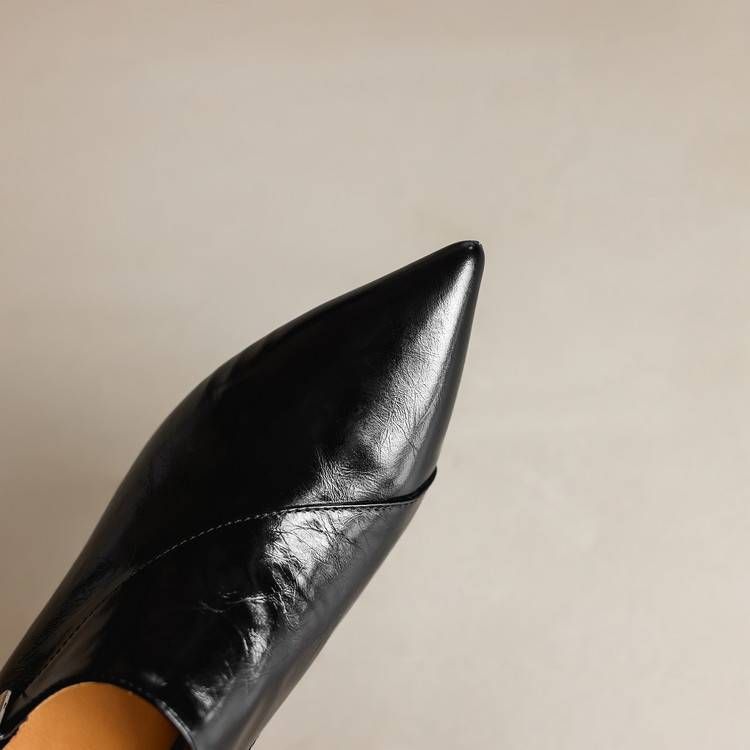 Beatrice Leather Stiletto Booties — photo 48