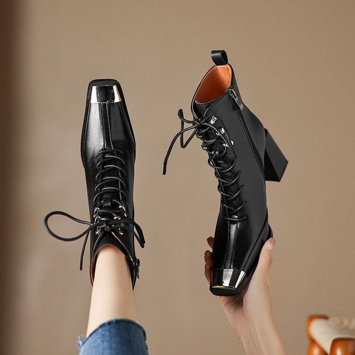 Adelaide Leather Ankle Boots — photo 22