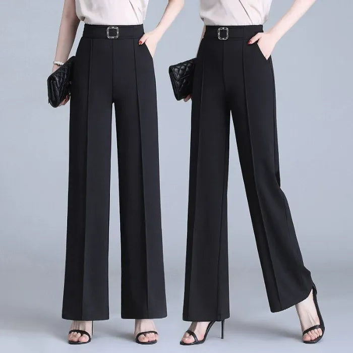 Roslyn Ice Silk Wide-Leg Pants — photo 6