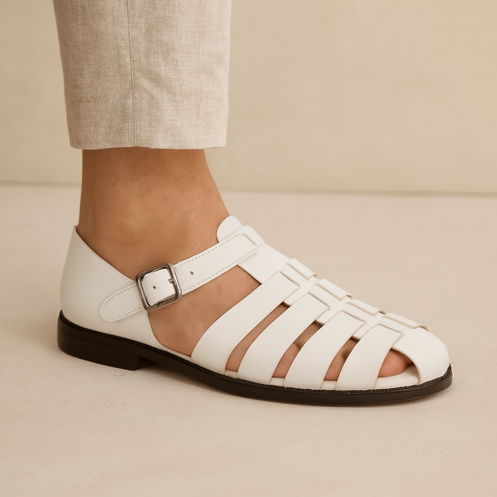 Donovan Leather Sandals — photo 17