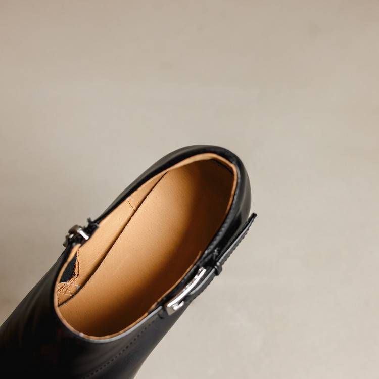 Beatrice Leather Stiletto Booties — photo 47