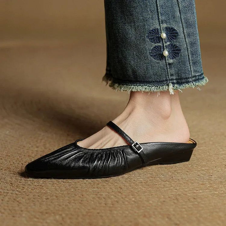 Naomi Genuine Leather Mules — photo 14