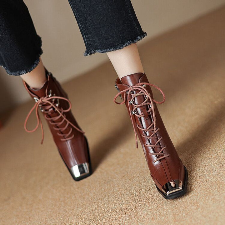 Adelaide Leather Ankle Boots — photo 12