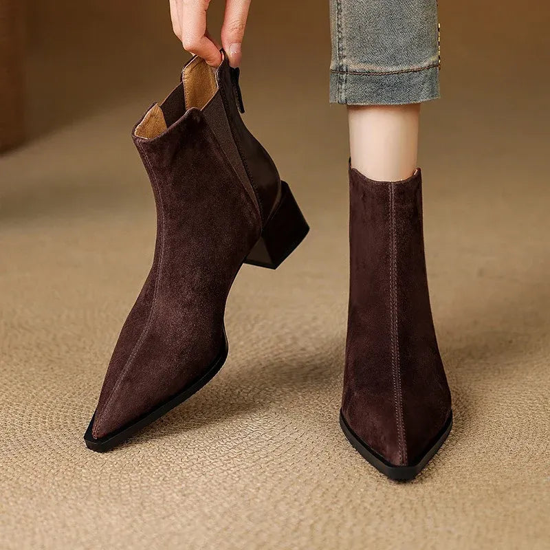 Clementine Block Heel Ankle Boots — photo 4