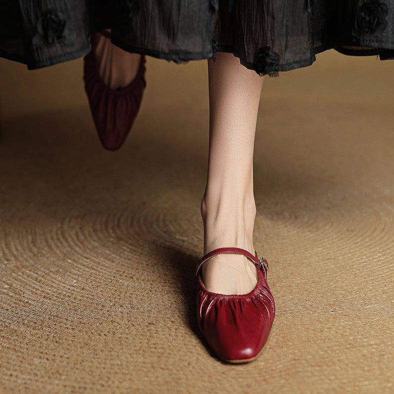 Naomi Genuine Leather Mules — photo 4