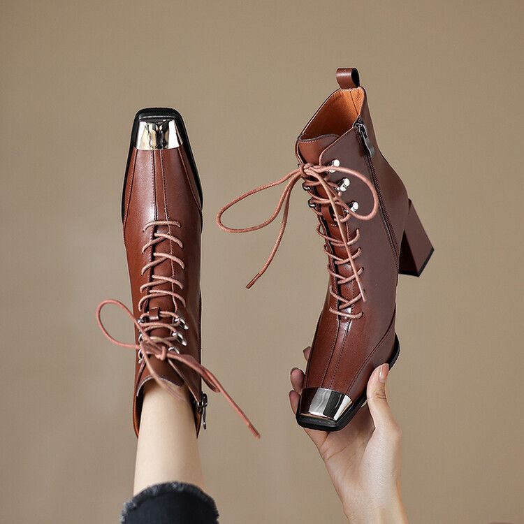 Adelaide Leather Ankle Boots — photo 17