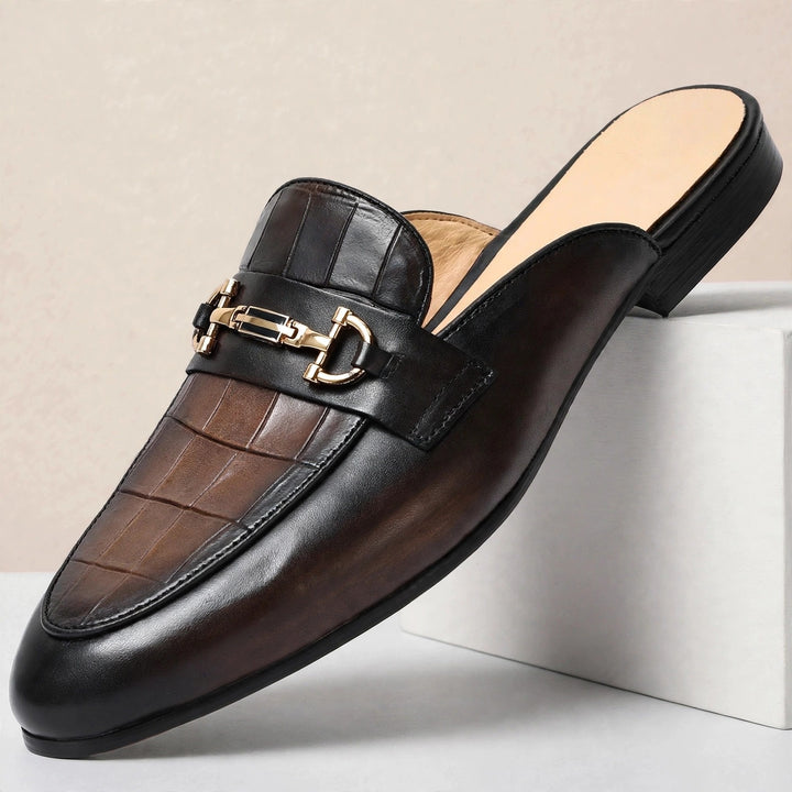 Eltan Genuine Leather Mules