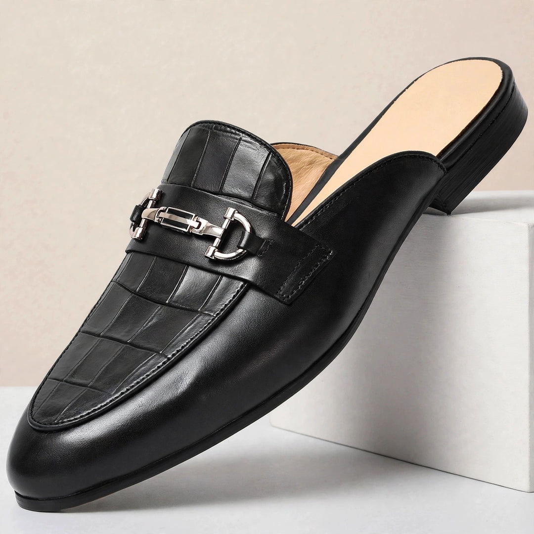 Eltan Genuine Leather Mules