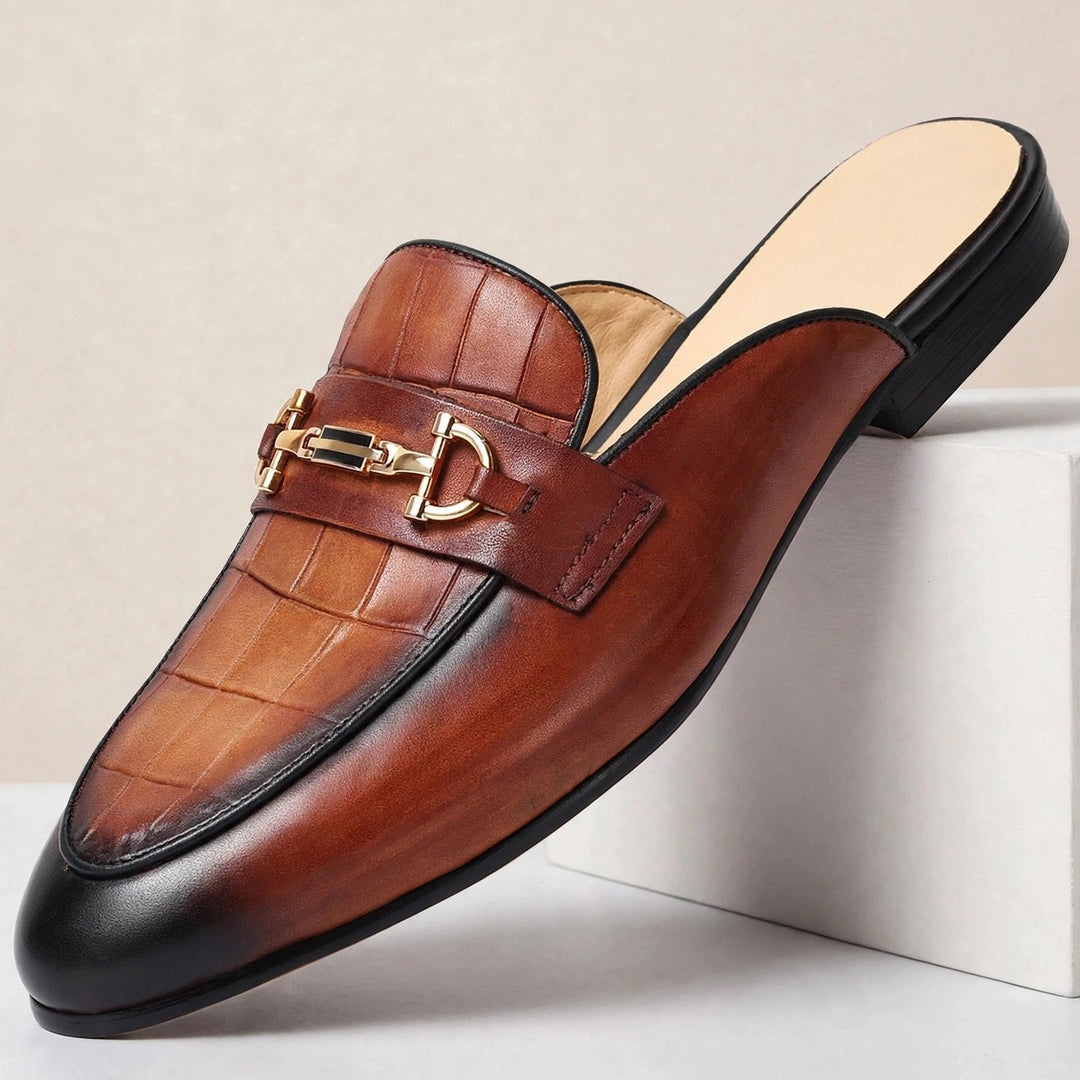 Eltan Genuine Leather Mules