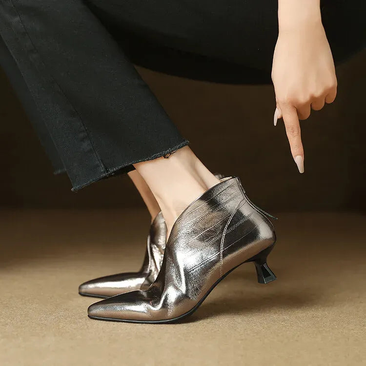 Claudia Genuine Leather Ankle Boots — photo 12