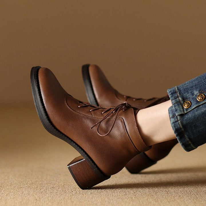 Jasmine Leather Ankle Boots — photo 15