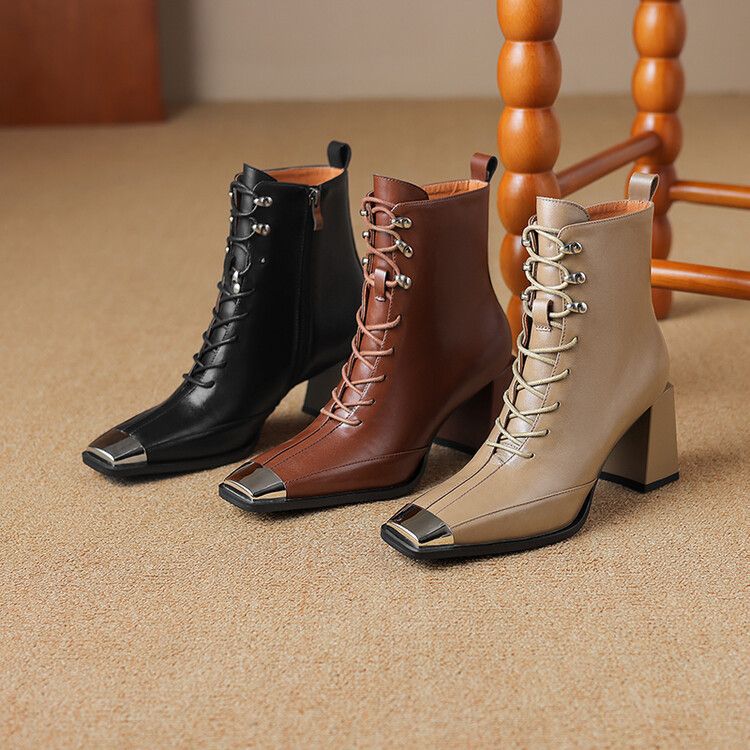 Adelaide Leather Ankle Boots — photo 23