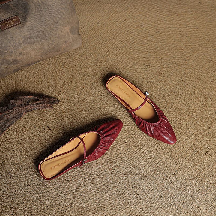 Naomi Genuine Leather Mules — photo 6