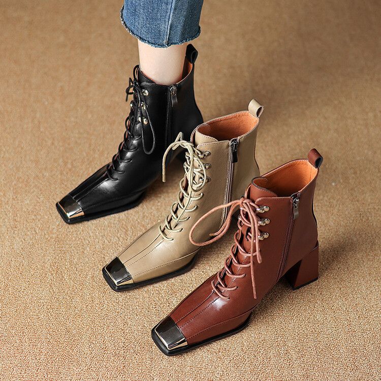 Adelaide Leather Ankle Boots — photo 18
