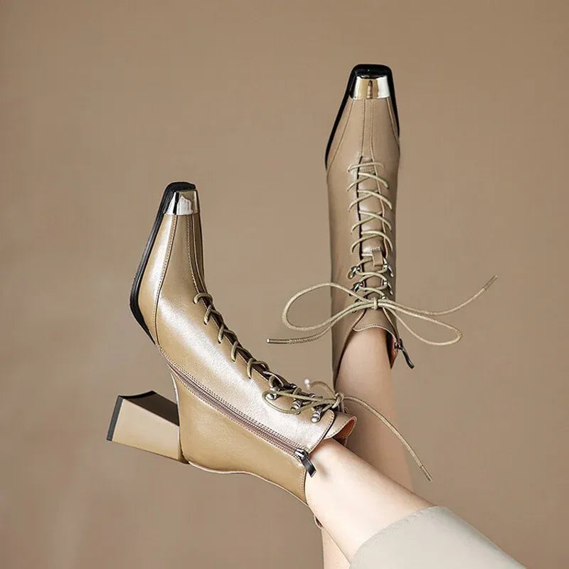 Adelaide Leather Ankle Boots — photo 3