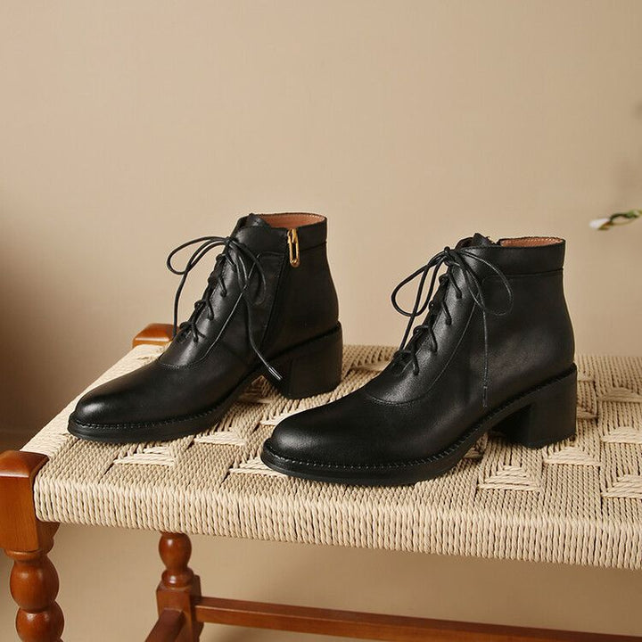 Jasmine Leather Ankle Boots — photo 19