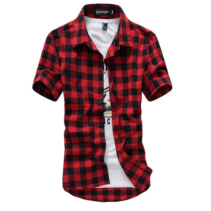 The Canyon Plaid Short Sleeve Shirt - Heston Manor