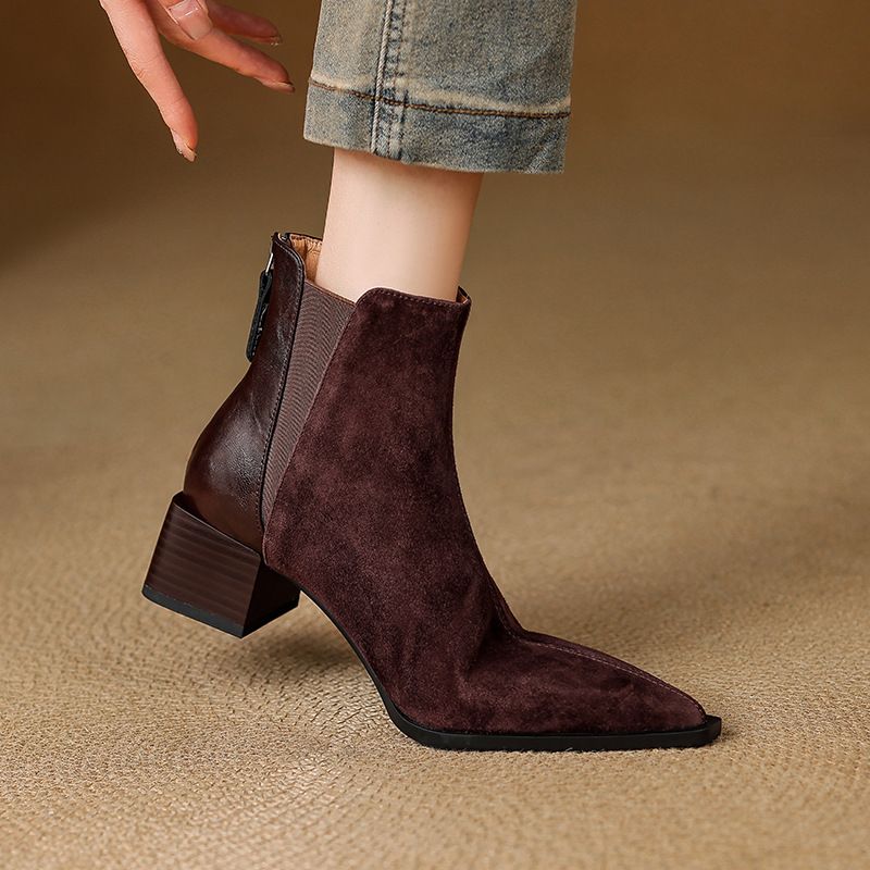Clementine Block Heel Ankle Boots — photo 35