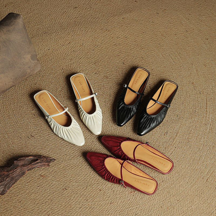 Naomi Genuine Leather Mules — photo 20