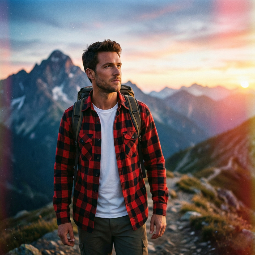 Men’s Buffalo Campfire Shirt - Heston Manor