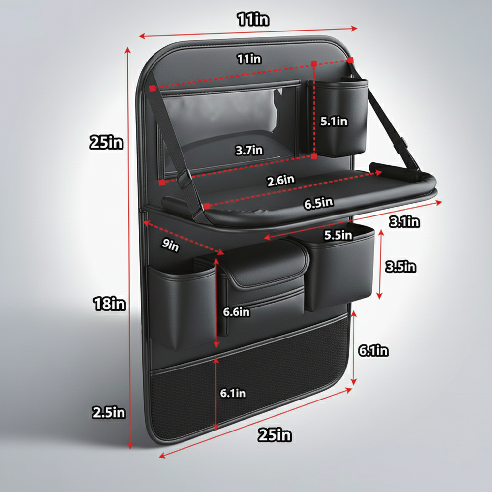 The Voyager Backseat Organizer - Heston Manor