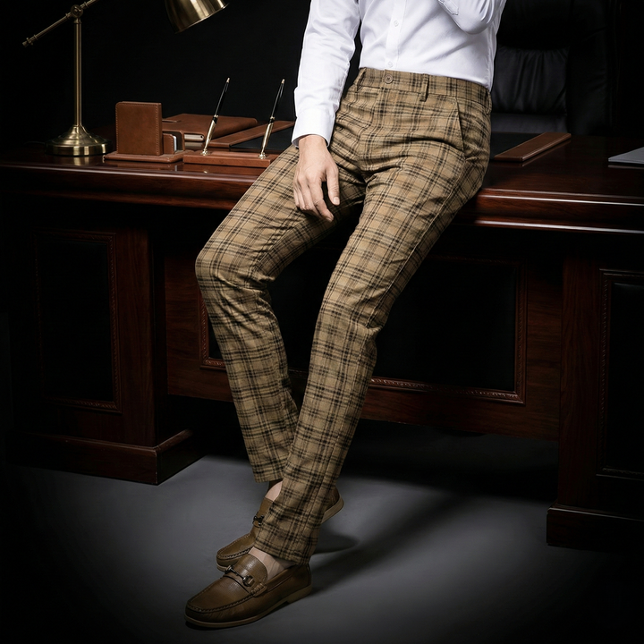 The District Plaid Trouser - Heston Manor