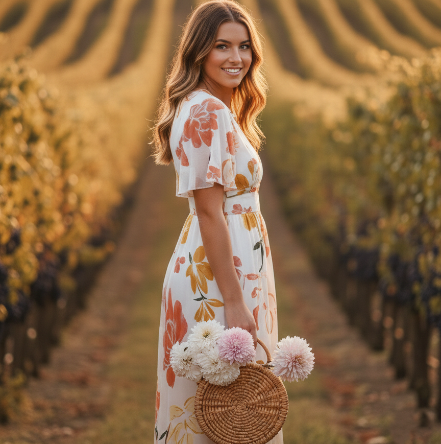 Bloom & Vine Maxi Dress - Heston Manor