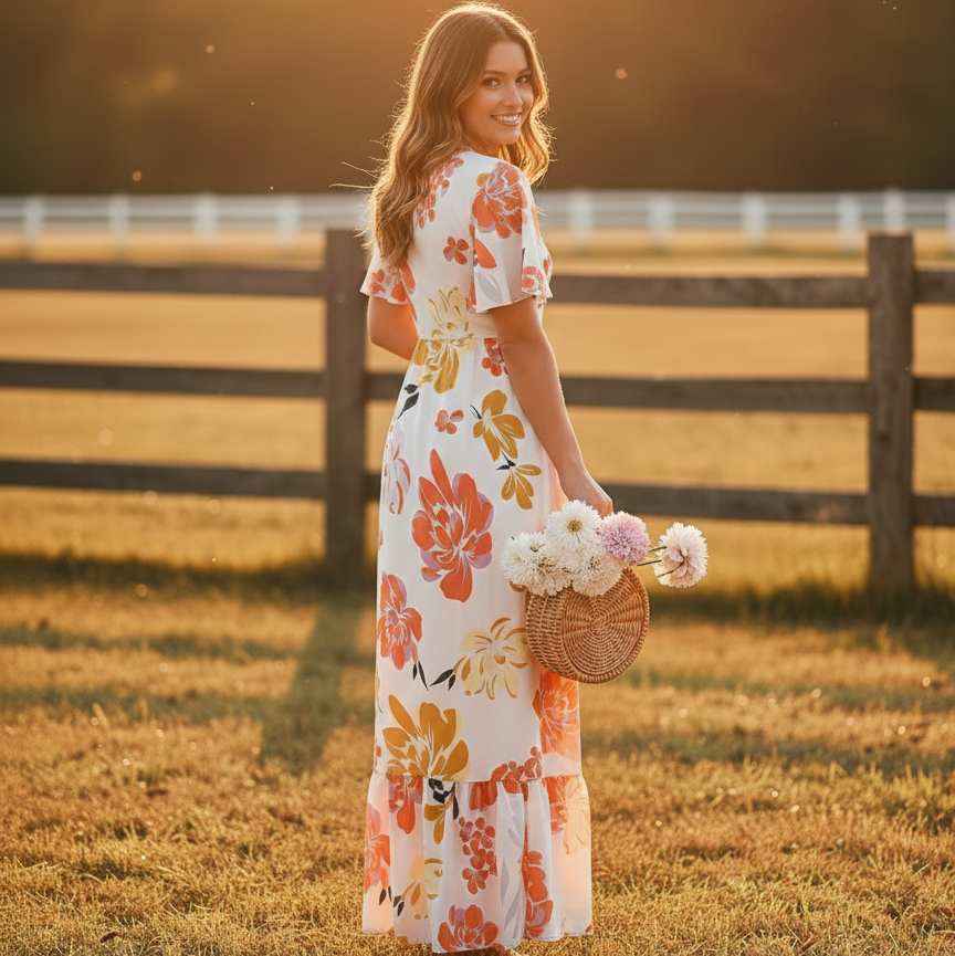 Bloom & Vine Maxi Dress - Heston Manor