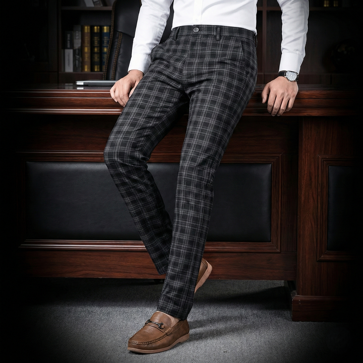 The District Plaid Trouser - Heston Manor