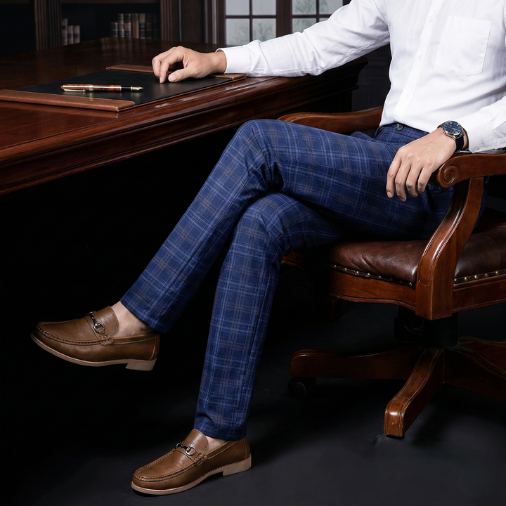 The District Plaid Trouser - Heston Manor