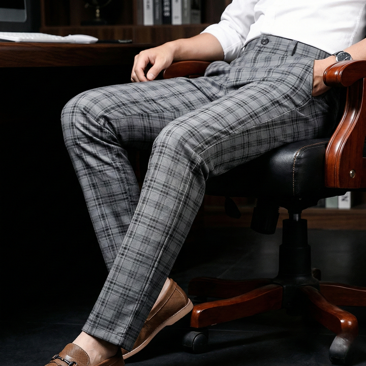 The District Plaid Trouser - Heston Manor