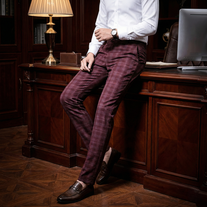The District Plaid Trouser - Heston Manor